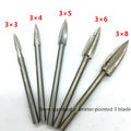 White steel wood carving electric knife head 3x4 model with rod diameter 3 and blade diameter approx 4