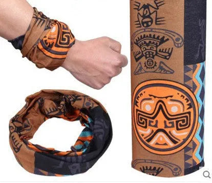 Outdoor Variety Magic Bandana Cycling Mask Neck Cover in polyester, 49x24cm, unisex design
