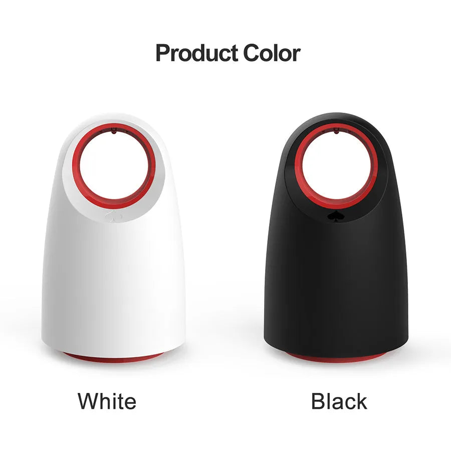 Black or white household silent mosquito killer with USB cable for indoor insect control