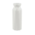 Drop-resistant melamine plastic vase in green colour with 7.2cm base diameter