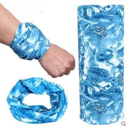 Outdoor Variety Magic Bandana Cycling Mask Neck Cover in polyester, 49x24cm, unisex design