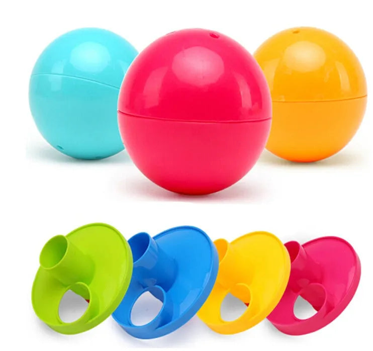 Puzzle rolling ball music toy for babies 0-1 year, stacked design, colour as shown, 17x18x40.5cm