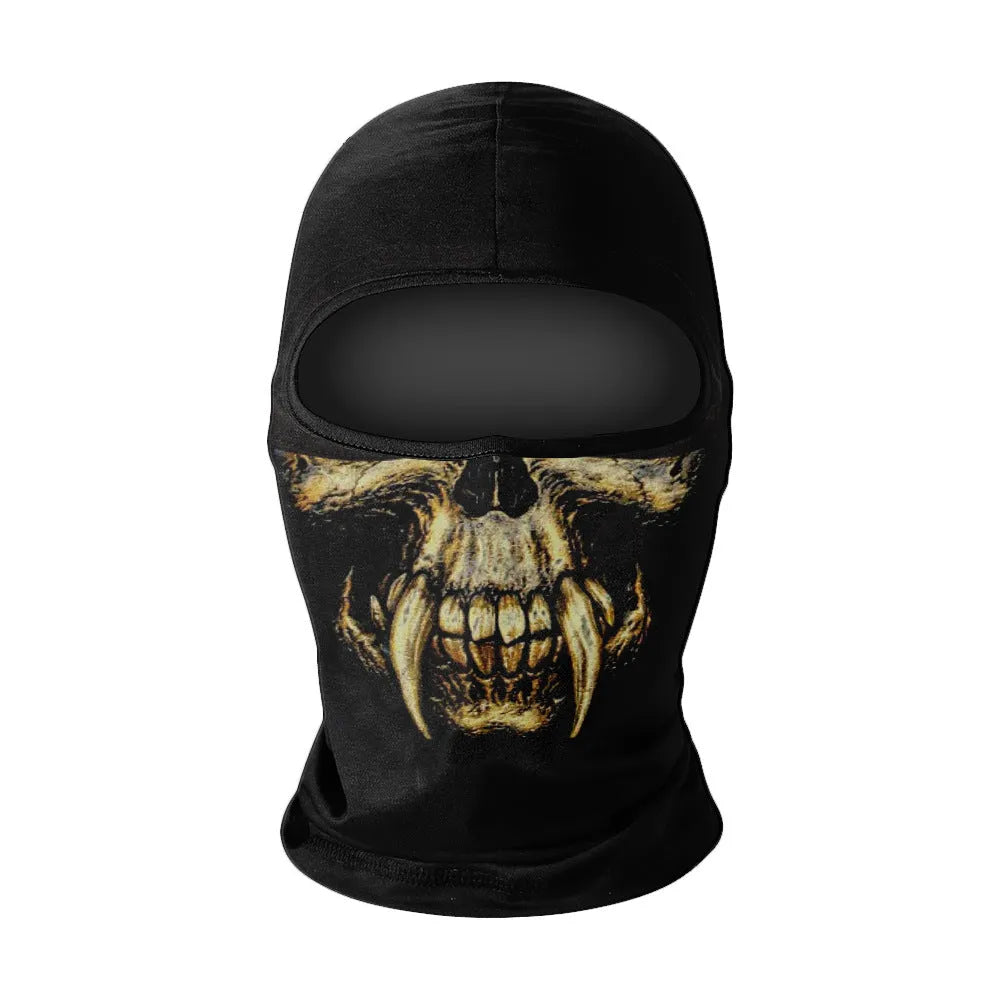 Summer breathable full face sun protection headgear in ice silk fabric, polyester, average size, available in multiple colours