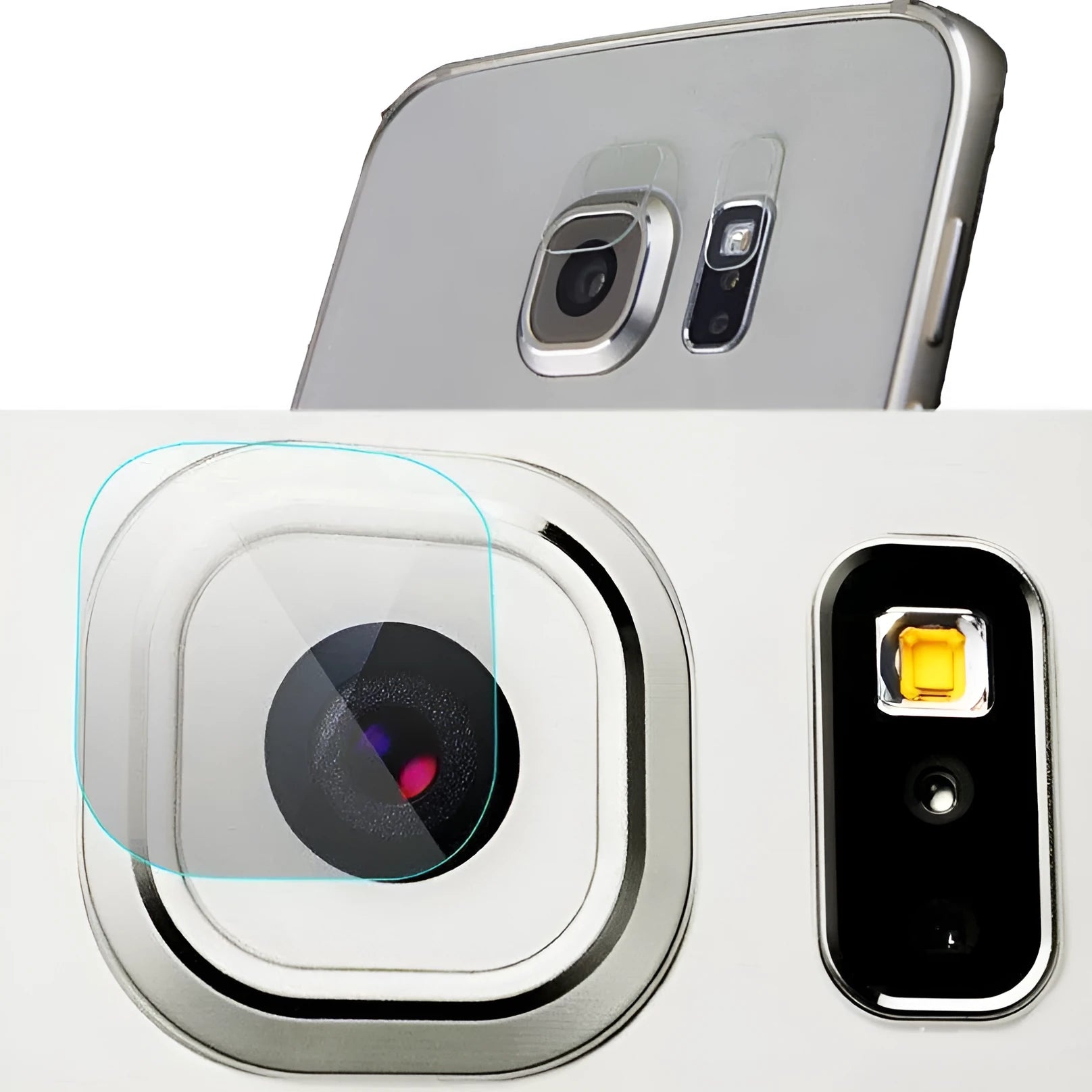 Tempered glass camera lens protector film for Samsung Galaxy S7 edge and S8 phones