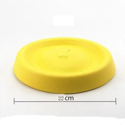 EVA interactive pet ball dog toy rubber frisbee pull ring for outdoor dog training exercise 22cm 28cm