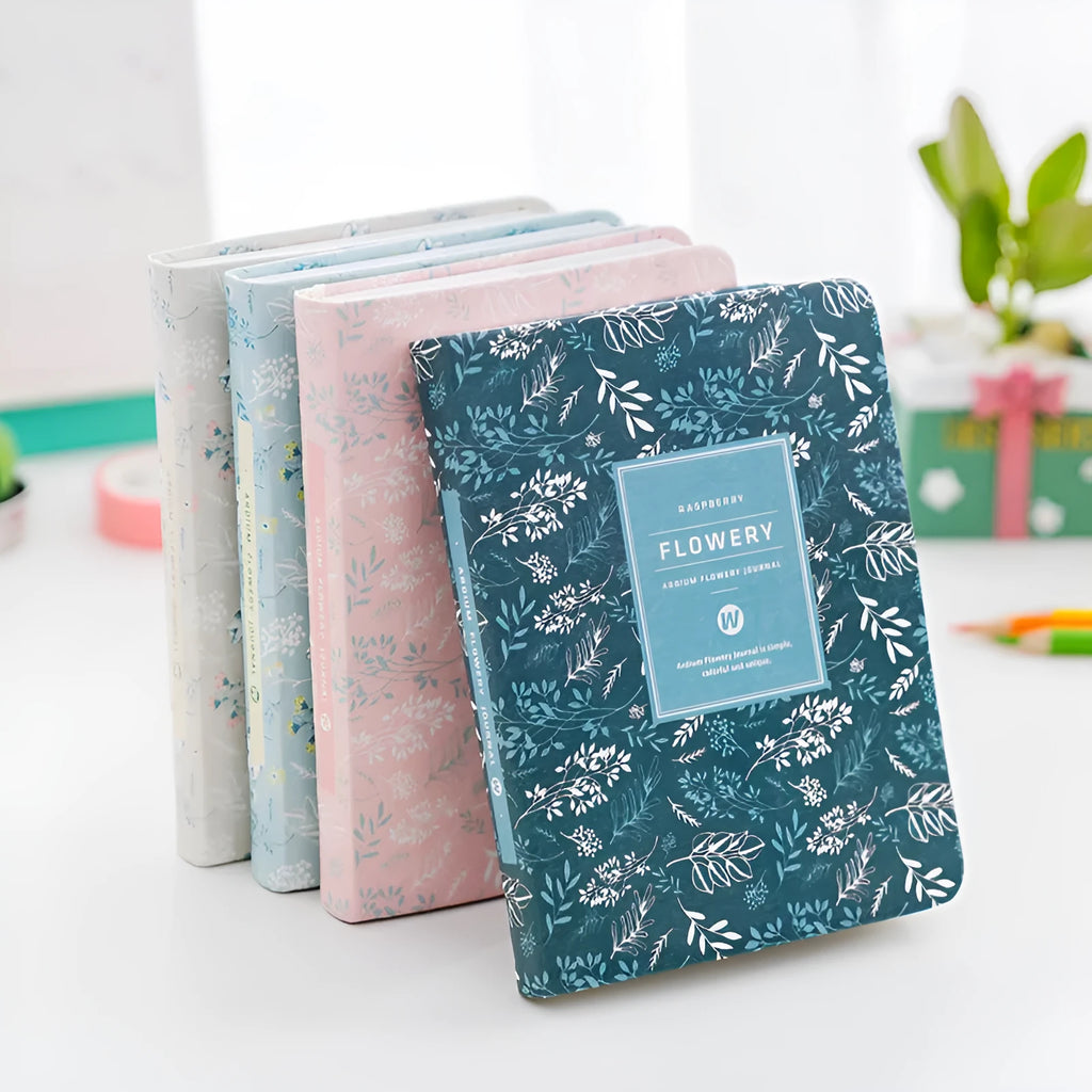 Pocket diary with high-grade artificial leather cover in green, 11cm x 14.5cm, 96 pages of 100gsm paper