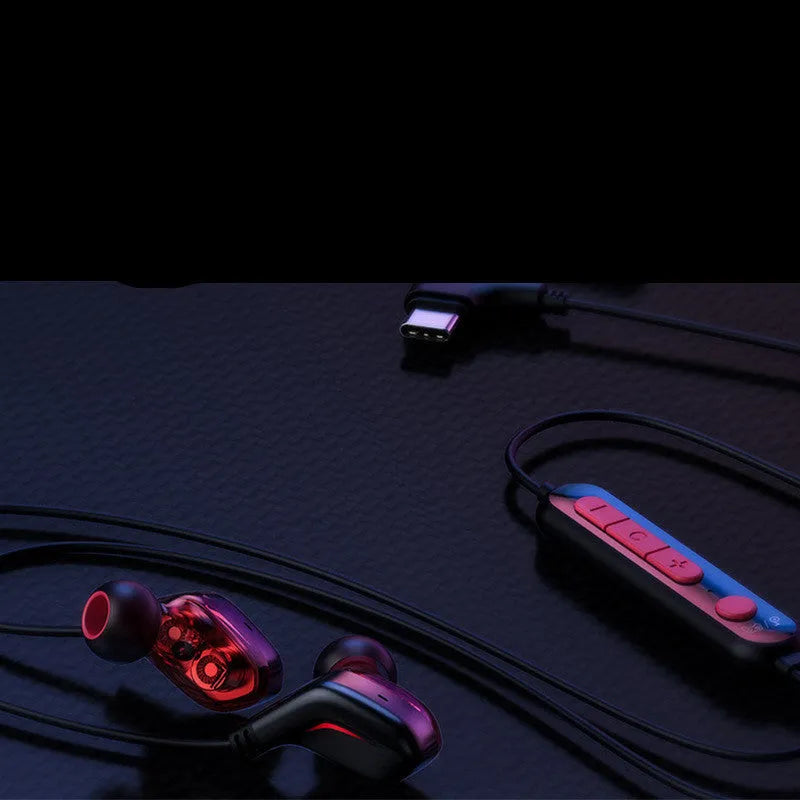 Baseus GAMO C18 Type-C gaming headset in dark black with 1.2-metre cable and dual sound mode control