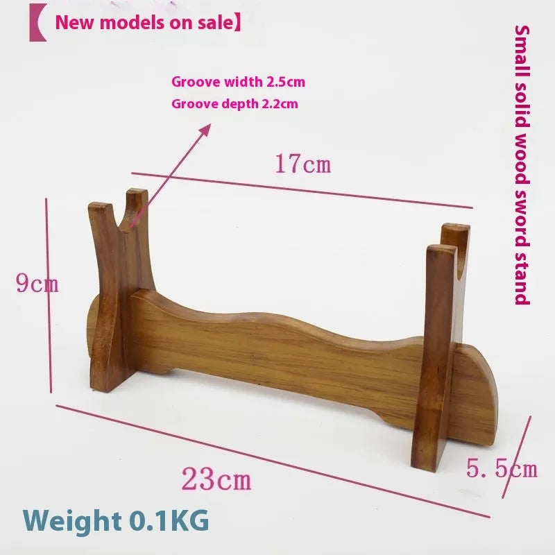 Chinese style wooden wall bracket shelf with multiple display layers