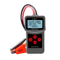 Black car battery tester with digital readout, 15cm length, for voltage and internal resistance measurement