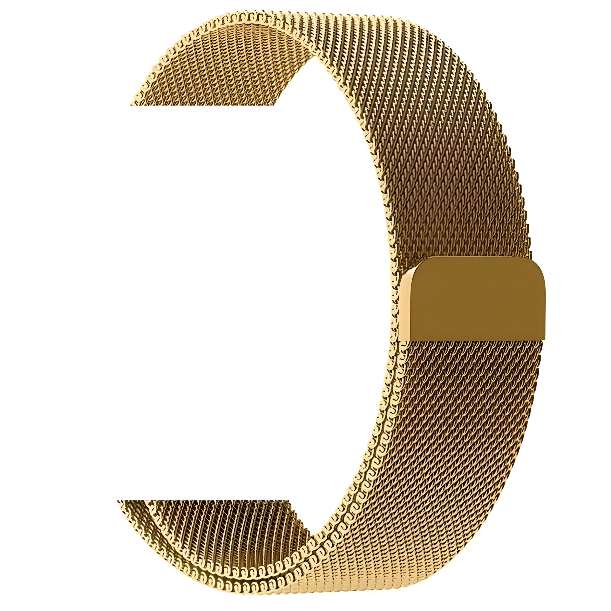 Stainless steel watch strap in silver colour for 38mm or 42mm watch cases.