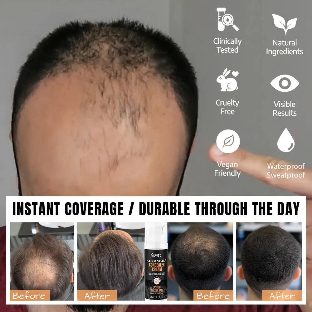 30 ml pot of scalp concealer pomade for hair thinning coverage.