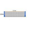 Portable folding badminton bracket with PE net in 3m to 6m size options