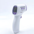 White digital non-contact infrared thermometer for forehead and ear temperature measurement