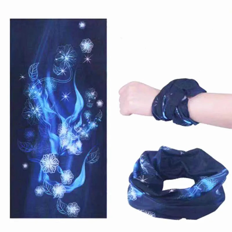 Outdoor Variety Magic Bandana Cycling Mask Neck Cover in polyester, 49x24cm, unisex design