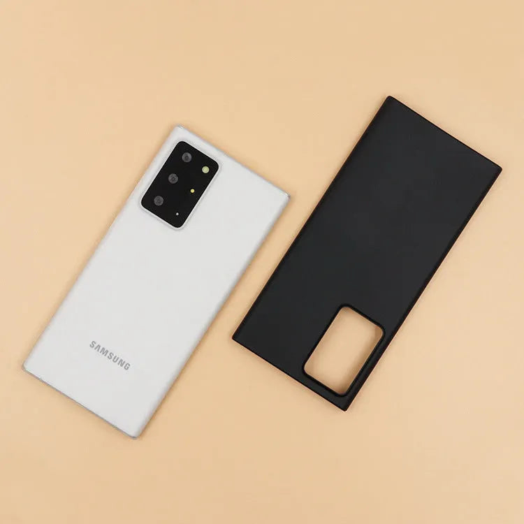 Ultra-thin matte PP phone case for Samsung Note 20 back cover solid black white transparent