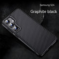Aramid fibre frosted phone case magnetic shell for Samsung S23 S24 series black