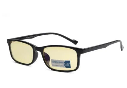 Unisex Blu-ray glasses with vintage plastic frame, PC lenses, reed colour, UV400 protection
