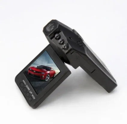 H198 HD car dashboard camera recorder with six infrared LEDs and 2.4-inch screen