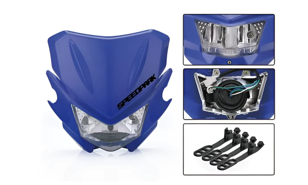 SPEEDPARK universal motorcycle headlight headlamp fairing plastic 35W for KTM dirt bike