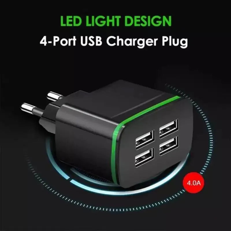 Universal travel charging head with EU plug, USB interface, and ABS shell in black