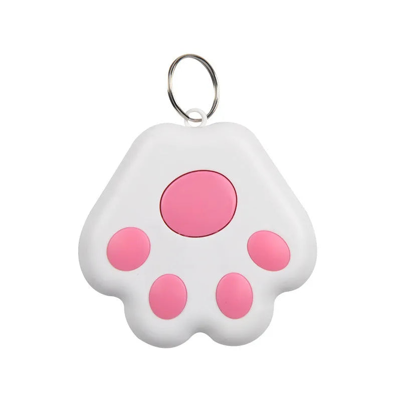 Dog paw shaped Bluetooth anti-lost device pendant with selfie remote function in multiple colours