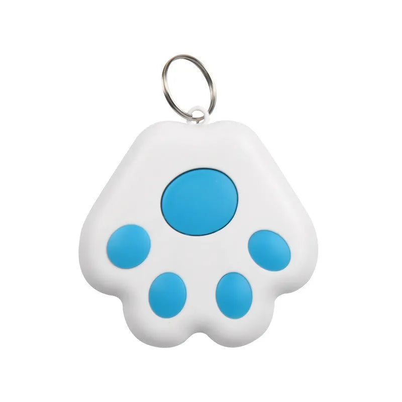 Dog paw shaped Bluetooth anti-lost device pendant with selfie remote function in multiple colours