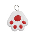 Dog paw shaped Bluetooth anti-lost device pendant with selfie remote function in multiple colours