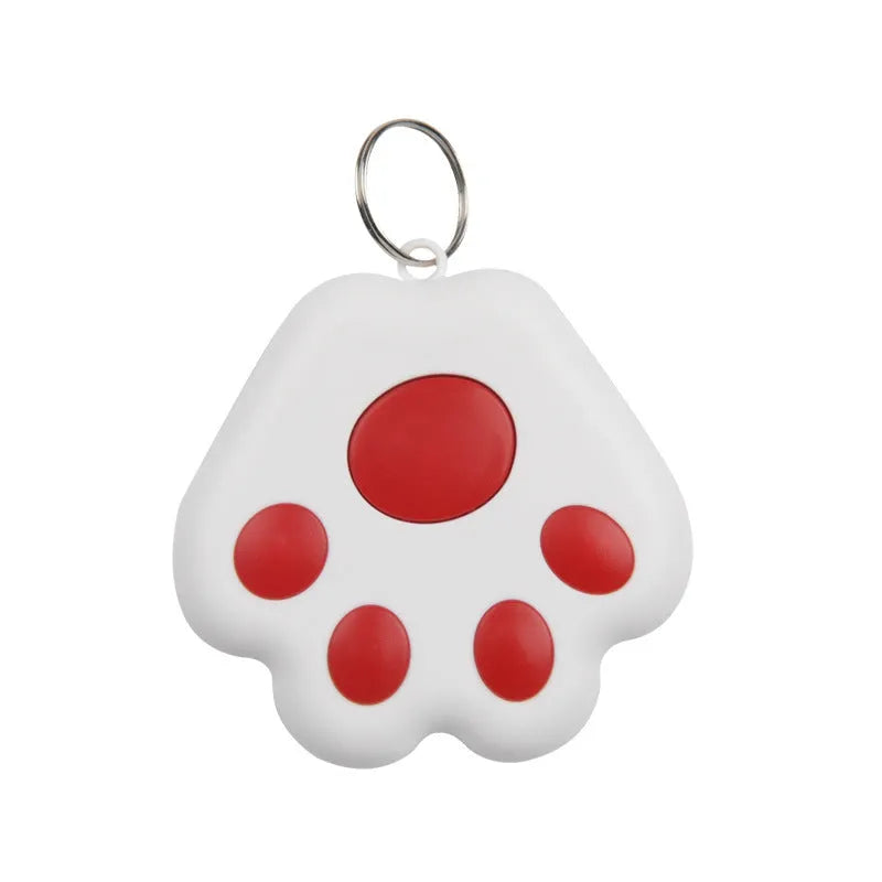 Dog paw shaped Bluetooth anti-lost device pendant with selfie remote function in multiple colours