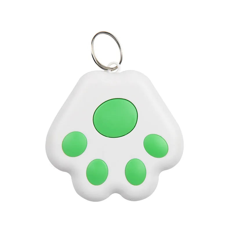Dog paw shaped Bluetooth anti-lost device pendant with selfie remote function in multiple colours
