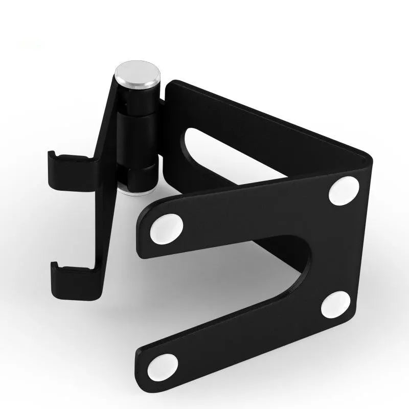 Aluminium alloy desktop stand for mobile phone and tablet in silver colour