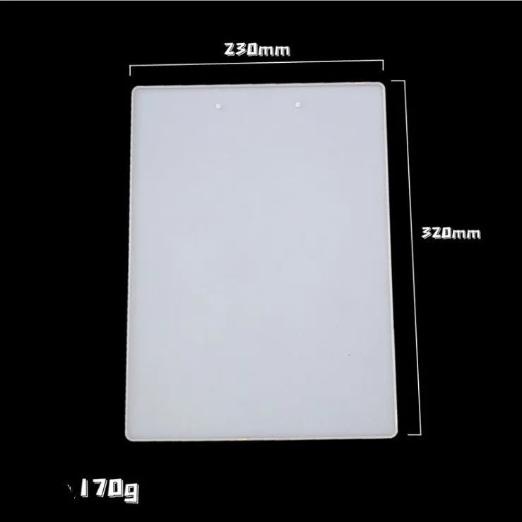 Silicone mold with folder, drawing board, and mirror shapes in two style options A and B