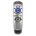 Black universal remote control for DISH Network satellite TV boxes with code 20.1 compatibility