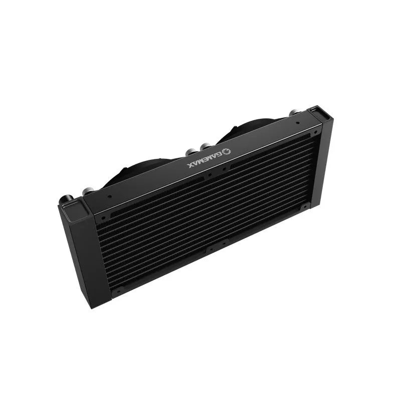 Icechill240 ARGB black 240mm all-in-one CPU water cooling radiator with integrated water drain port