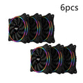 Patriot Rainbow V1 black desktop host computer case fan for internal cooling