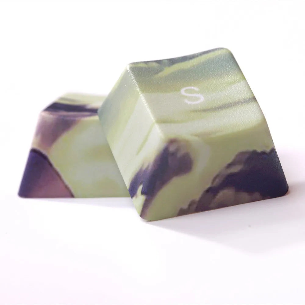 PBT five-sided sublimation keycap set sunset starry sky OEM profile mechanical keyboard keys