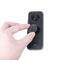 Tempered glass screen protector for Insta360 ONE X2 action camera with black frame