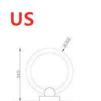 Nordic style wooden art circular chandelier with round acrylic shade and LED lighting
