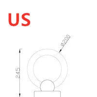 Nordic style wooden art circular chandelier with round acrylic shade and LED lighting