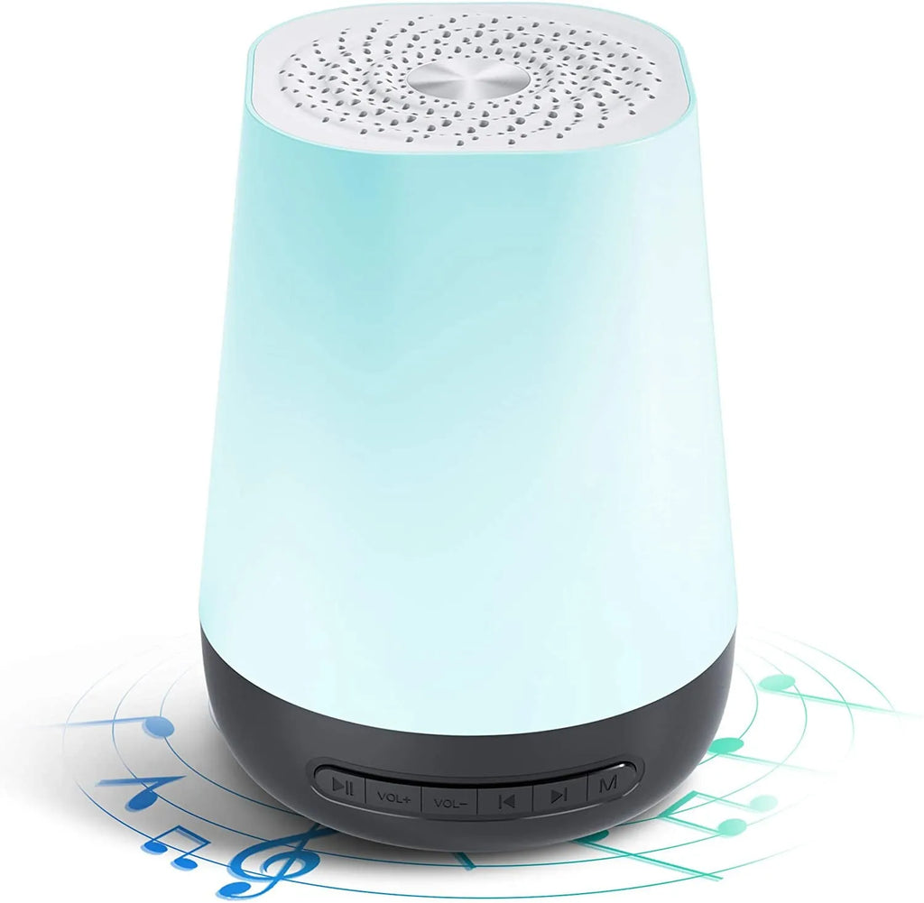 White noise sleep instrument with colourful touch night light and ABS body