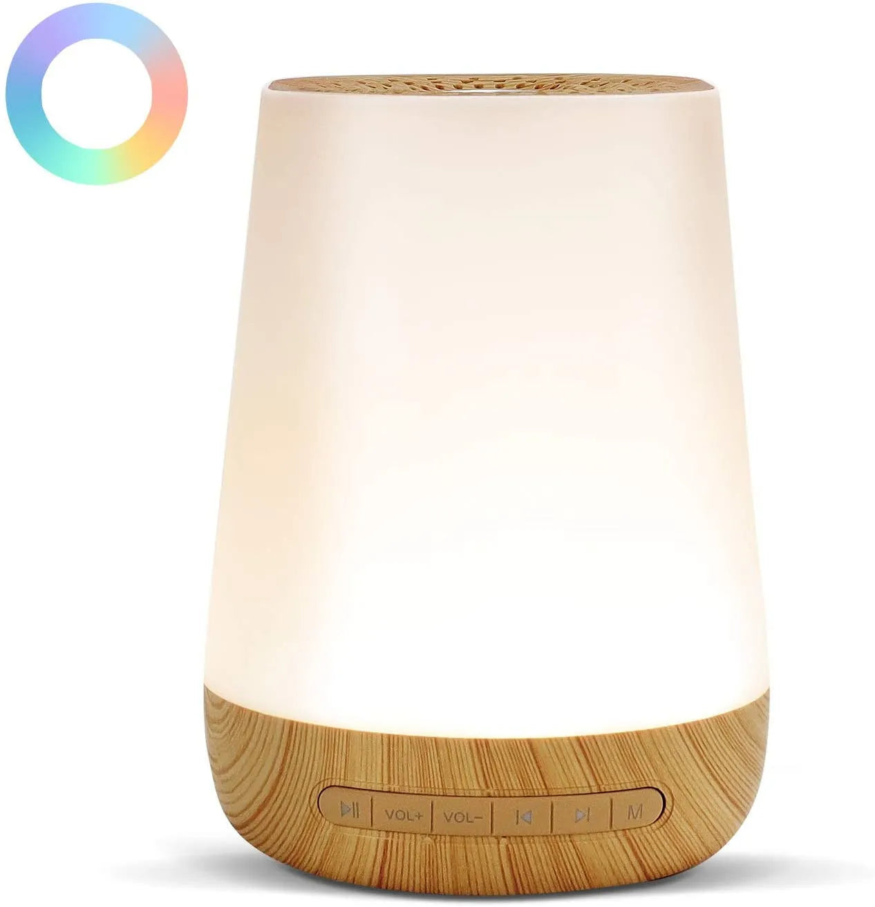 White noise sleep instrument with colourful touch night light and ABS body