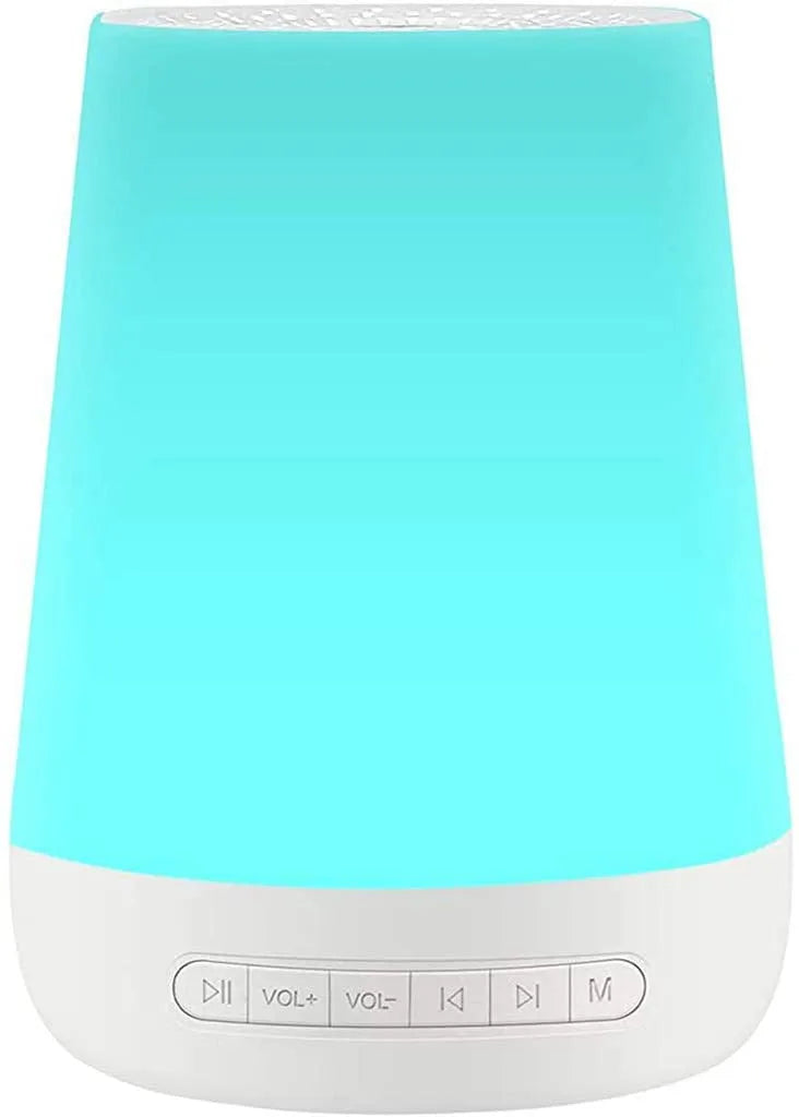 White noise sleep instrument with colourful touch night light and ABS body