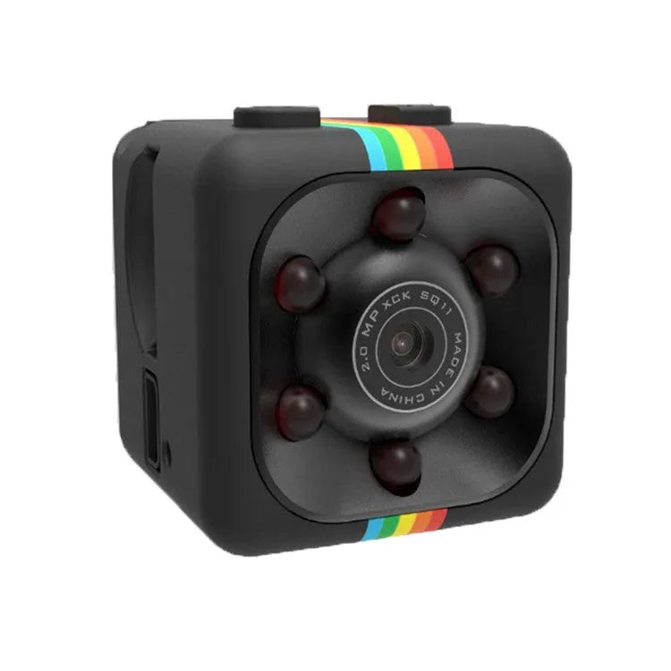 Miniature 22mm HD night vision camera with frosted plastic body and infrared lens