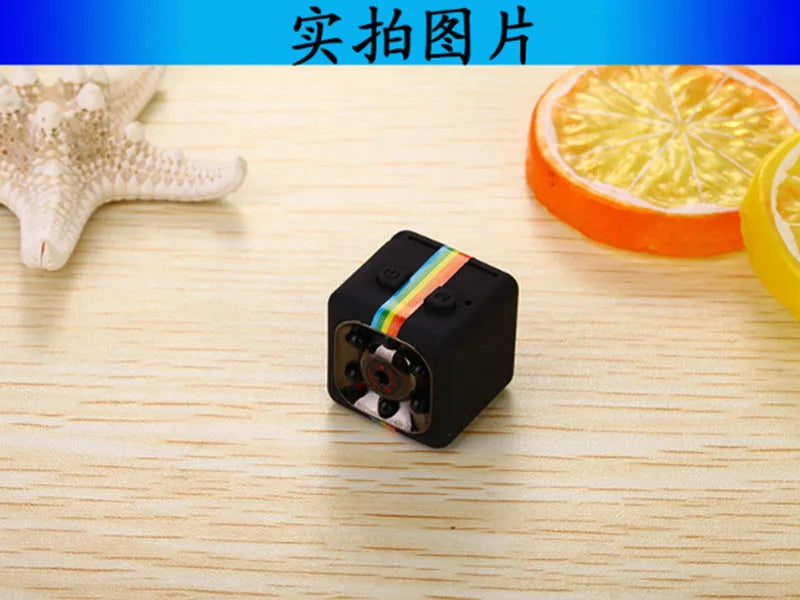 Miniature 22mm HD night vision camera with frosted plastic body and infrared lens