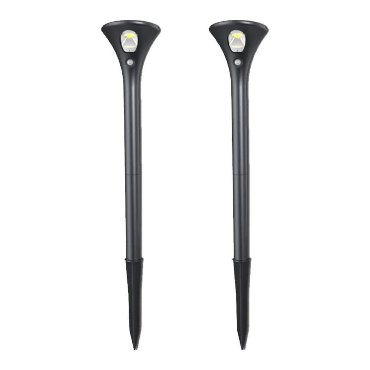 Solar induction ground plug light with lamp pole for outdoor garden installation