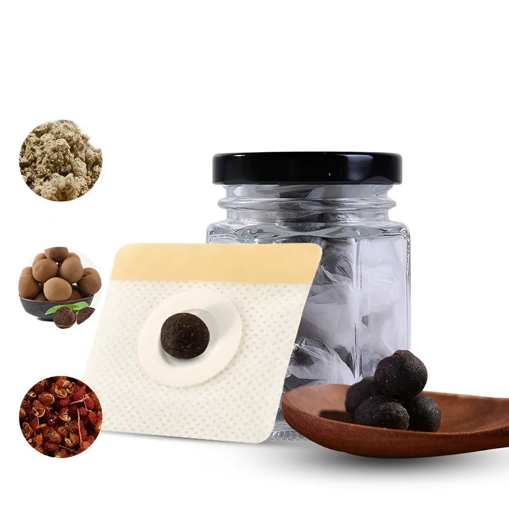 Belly slimming patch with moxa sticks, Chinese prickly ash, and longan in 30-patch box for abdominal external use
