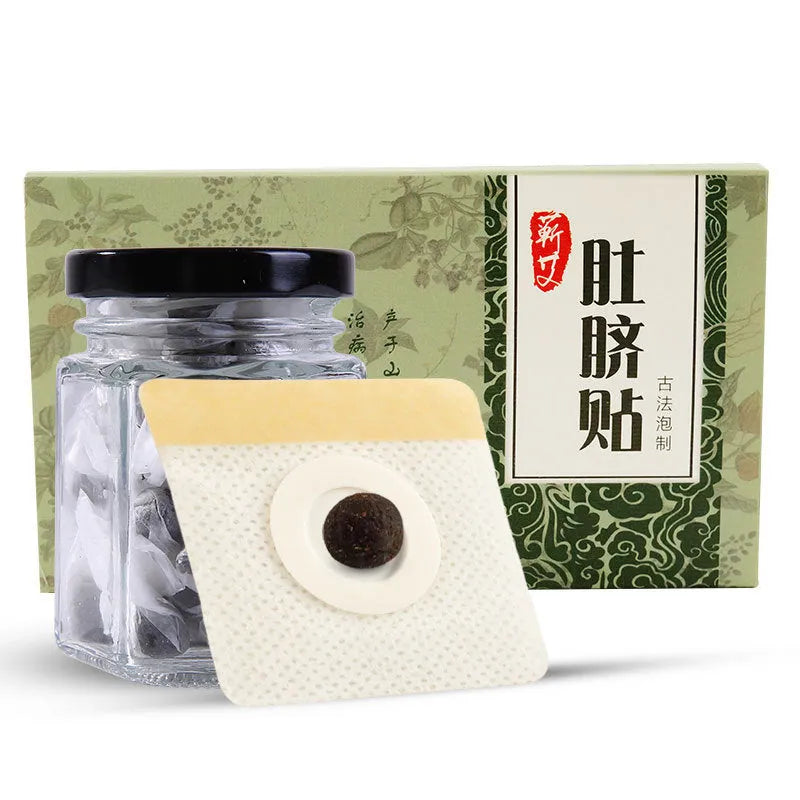Belly slimming patch with moxa sticks, Chinese prickly ash, and longan in 30-patch box for abdominal external use