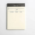 Paper tear pad business day planner notepad with daily plan cover and 52 pages