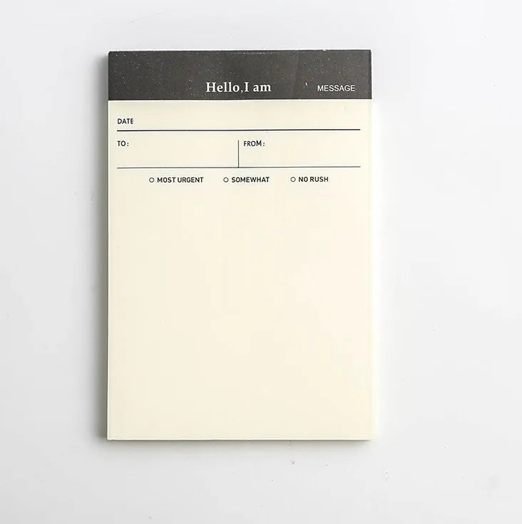 Paper tear pad business day planner notepad with daily plan cover and 52 pages