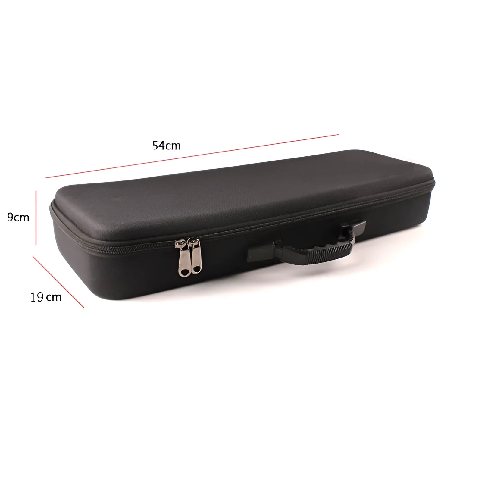 Black EVA fishing tackle bag for rods and reels, F50 long model