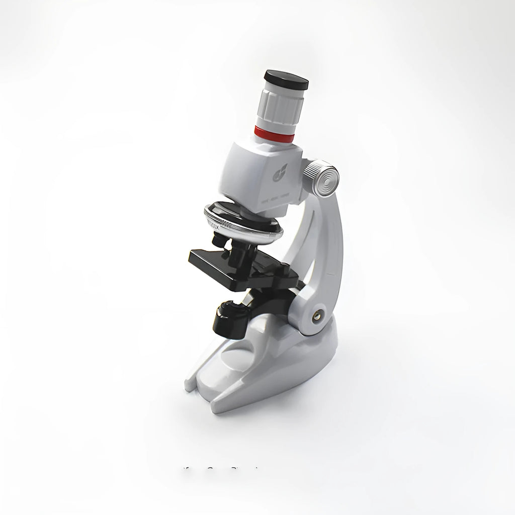 Children's microscope set in a 24.5 x 9 x 21.5 cm box for micro world observation